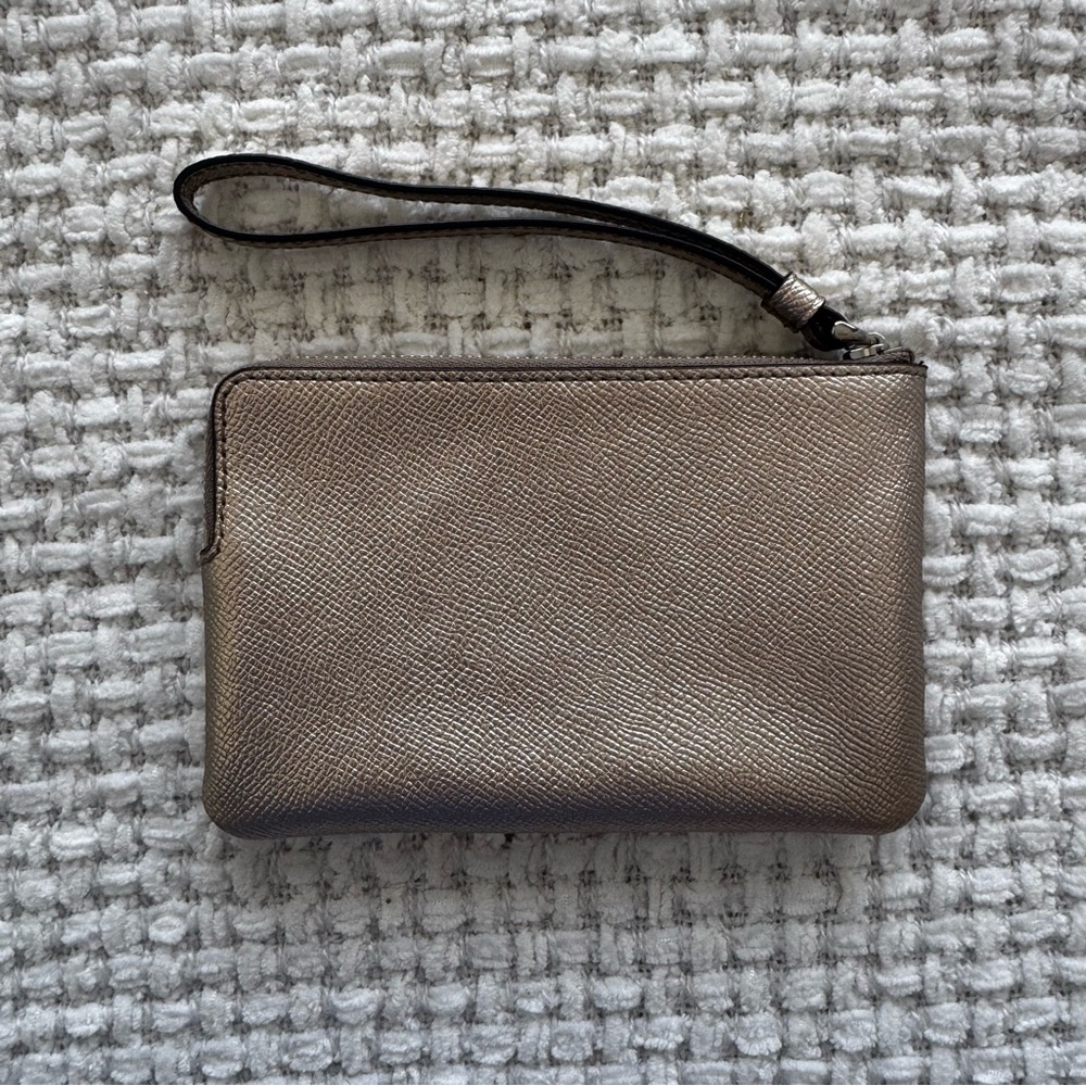 Coach Metallic Wristlet - Picture 2 of 3